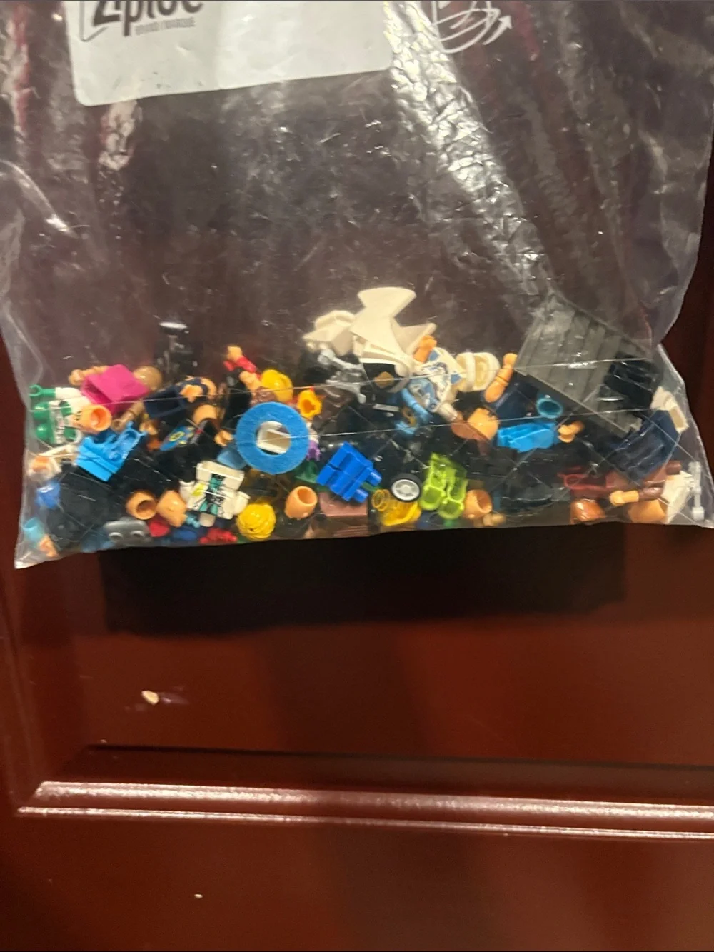 Bag of Lego Mini figures